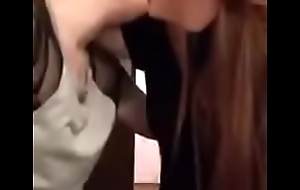 girls giving a kiss from periscope
